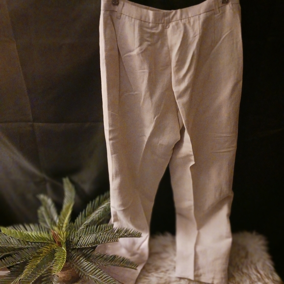Vintage linen trousers - Picture 2 of 9